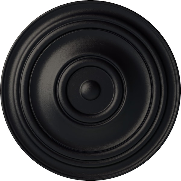 Ekena Millwork Traditional Ceiling Medallion (Fits Canopies up to 8 1/4"), 31 1/2"OD x 2 1/2"P, Steel Gray CM31TRSGS - main